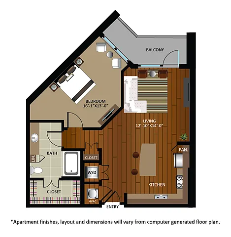 Floor plan A17A