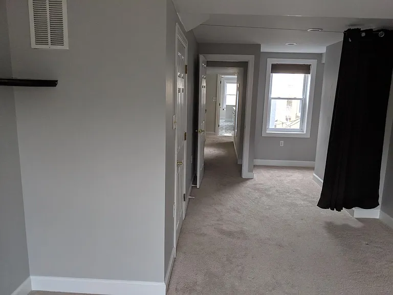Large master bed with closet