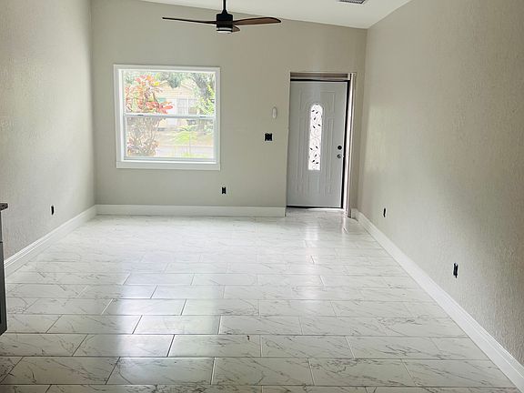 door and living room