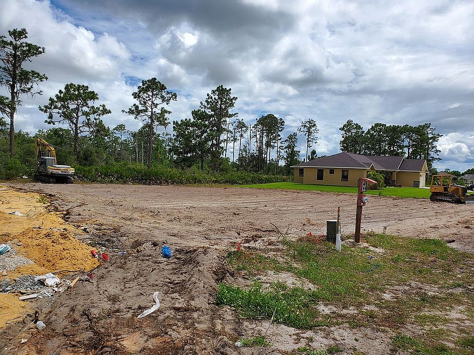 Cleared building lot