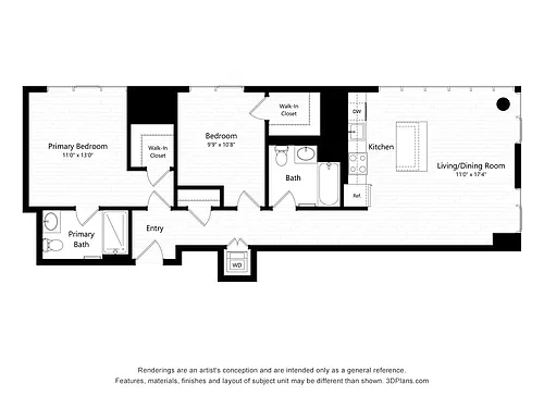 Floor plan Continuum 57_B6