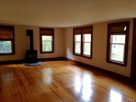 Living Room with wood stove