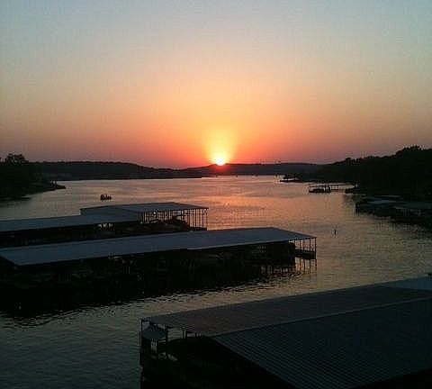 Sunset from the patio