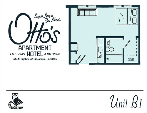Floor plan One Bedroom