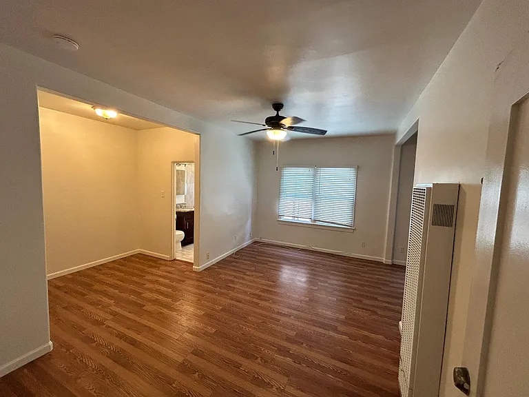 Extra room for the bed