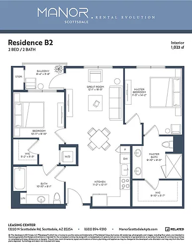 Floor plan B2