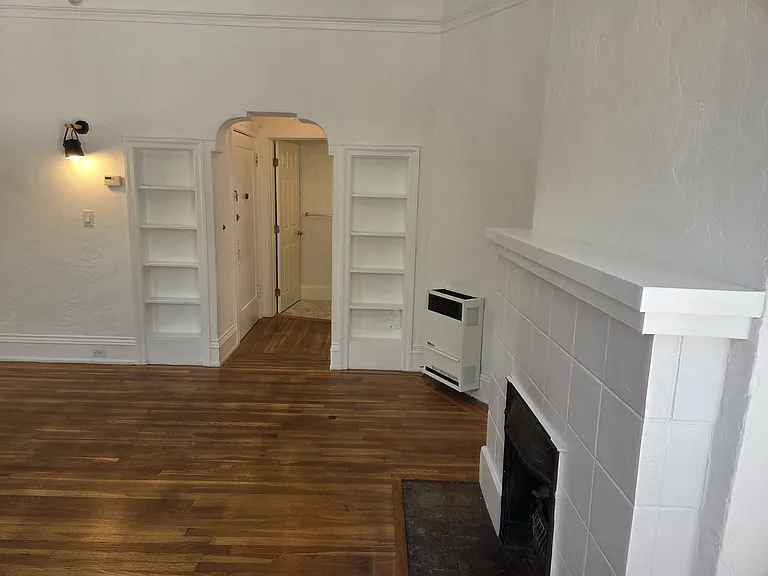entry into main room. notice the period detail.