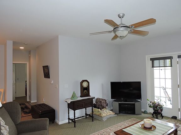 View from living room down hall to bedrooms.