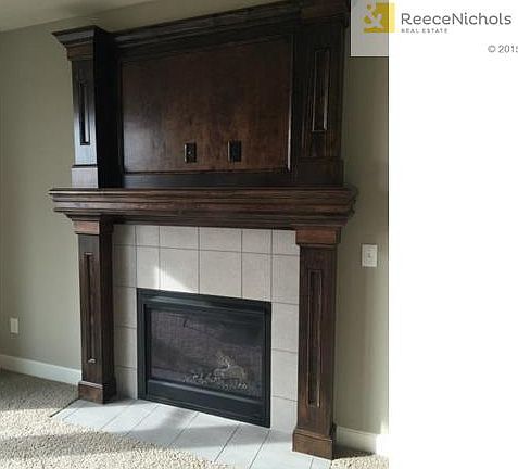 Stained Fireplace