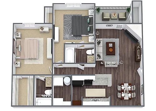 Floor plan B3