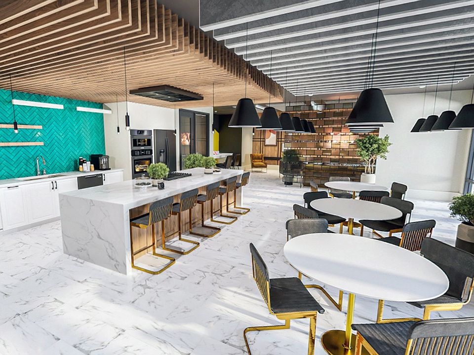 Gas Stove & Spacious Seating Area so You Can Host Dinner in Our Link Clubhouse