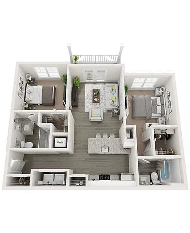 Floor plan B-1