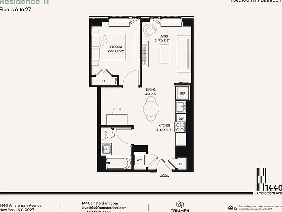 2nd image of 1440 Amsterdam Ave #1611