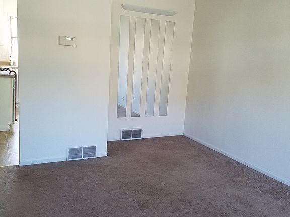 Living area carpeted