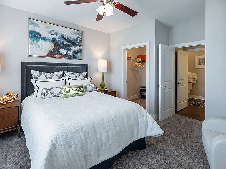 Bedrooms with ceiling fans