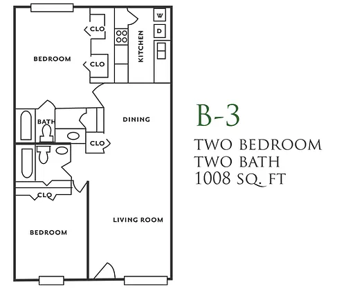 Floor plan PLAN 2x2 Plus