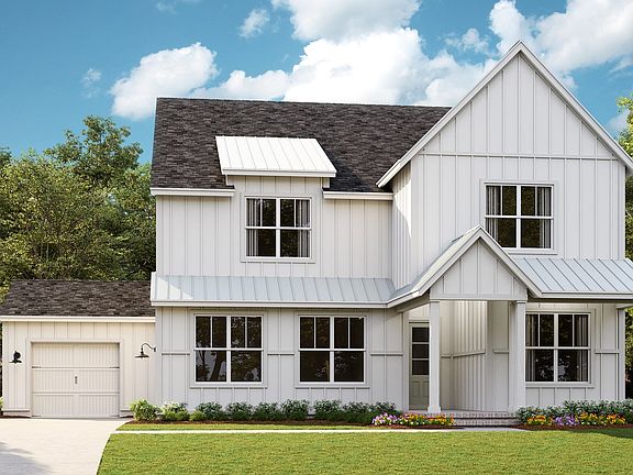 Coronado H - Modern Farmhouse 3-Car Side Load Garage Note Renderings may show optional features