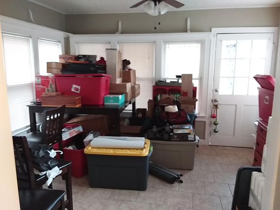 Back room. Renter moving.