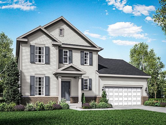 Fordham II Williamsburg exterior elevation rendering by William Ryan Homes