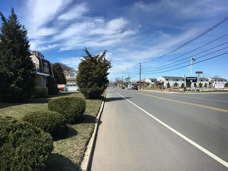 Across the street from the seastreak ferry to NY.