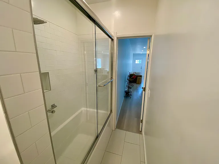 Access this bath from bedroom 1 or main living area.