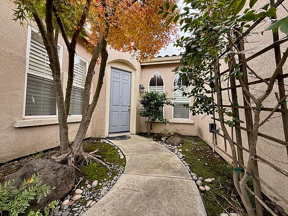 front gated courtyard