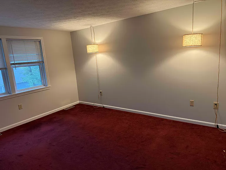 Second bedroom, stylish lights included