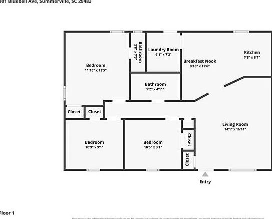 3 bed, 2.5 bath, 1200 sqft, $2,045 — Photo 2
