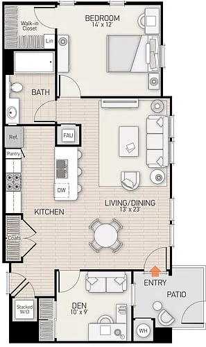Floor plan Posare - Plan K
