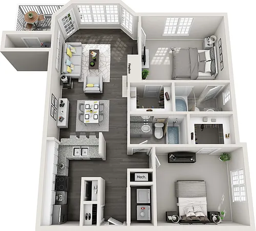 Floor plan 2A
