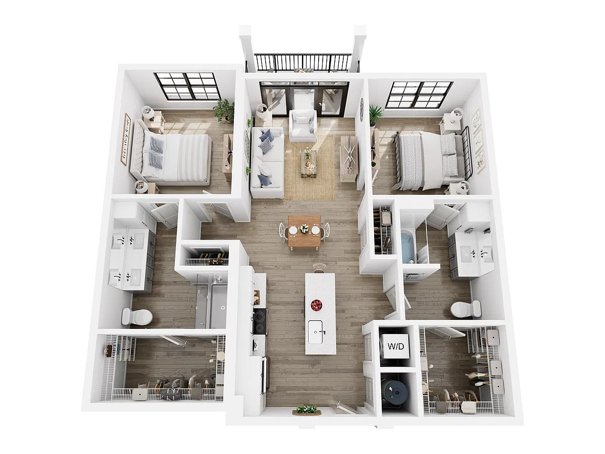 Floor plan B1-B