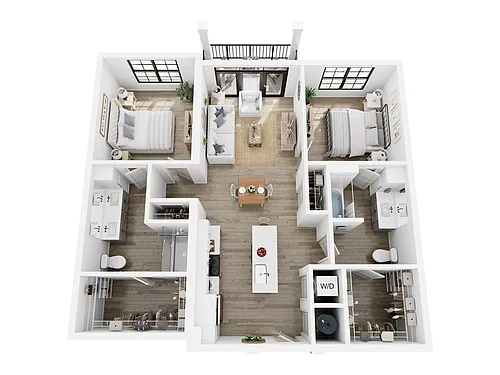Floor plan B1-B