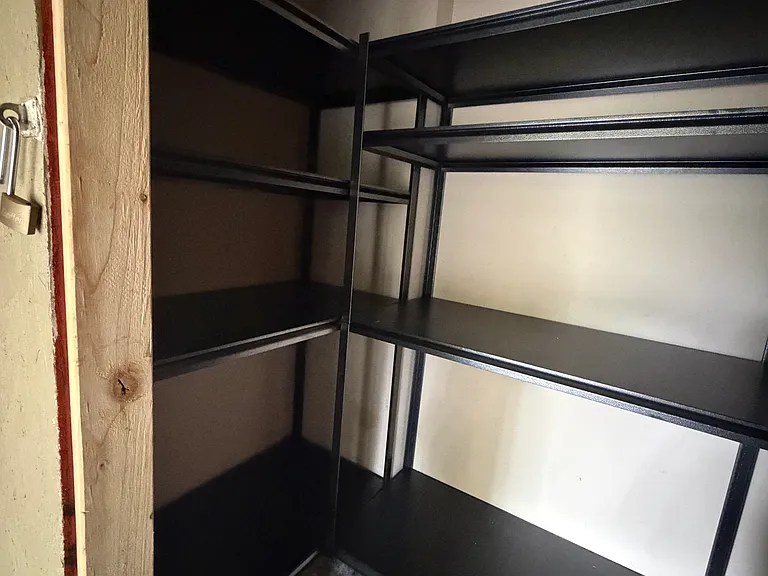 carport storage with racks