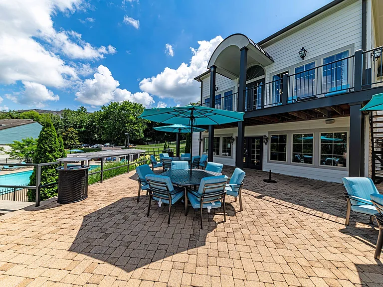 Community Clubhouse and outdoor lounge