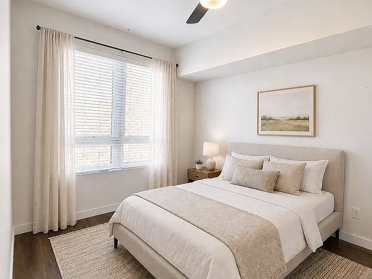 Secondary Bedroom with virtual staging