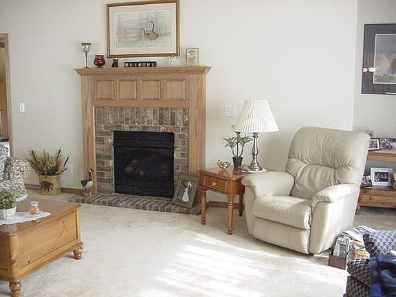 Fireplace in living room
