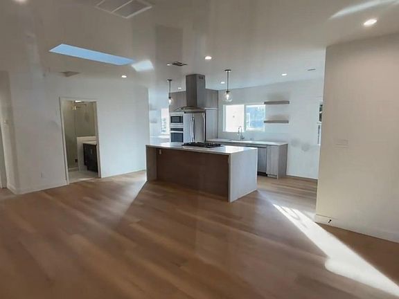 Open concept kitchen and dining