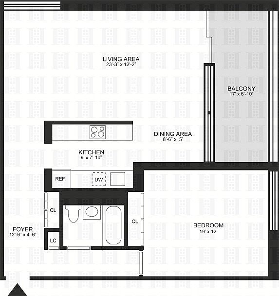 1st image of 180 Park Row APT 24D