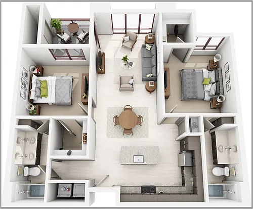 Floor plan B3