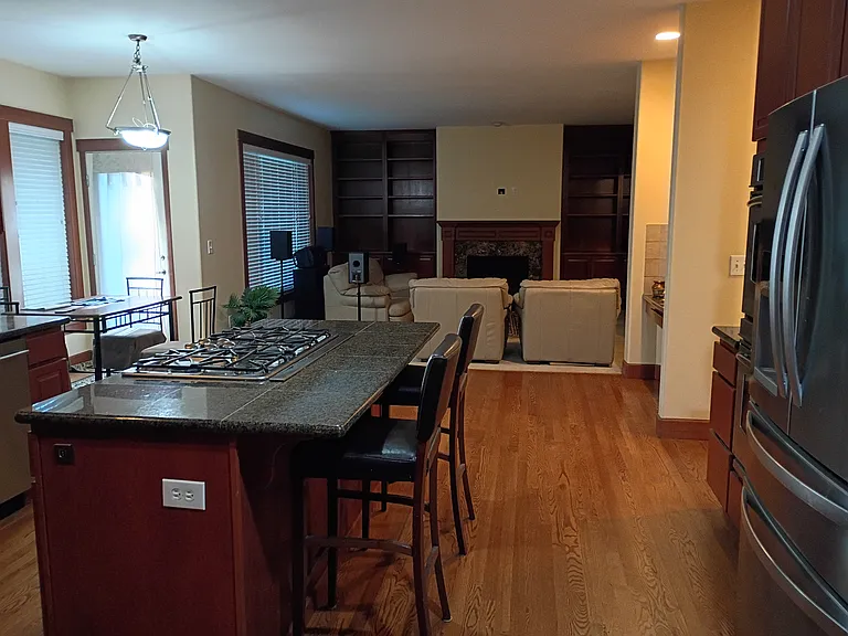 Large kitchen.