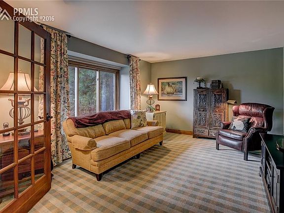 French doors to 1st flr office