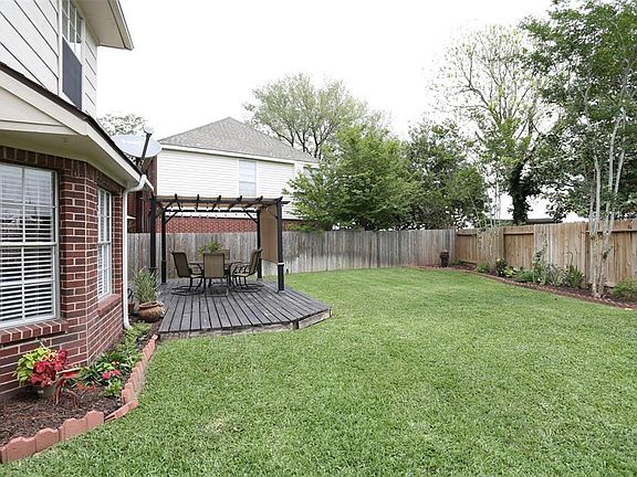 Easy to maintain backyard.