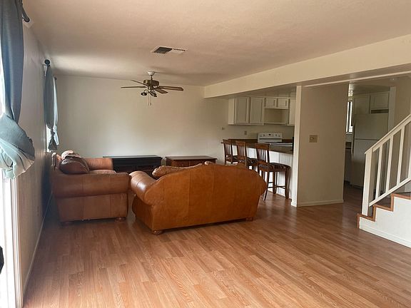 Living/dining room with patio