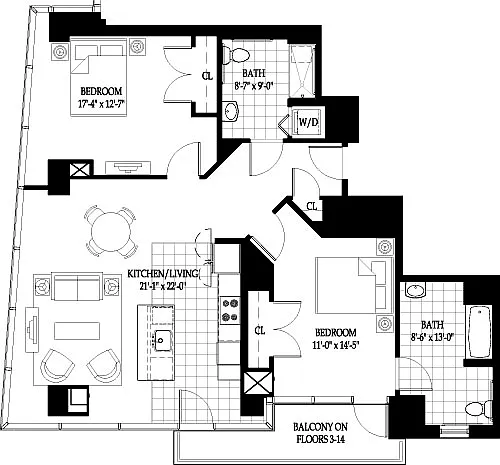 Floor plan Vesta 6A