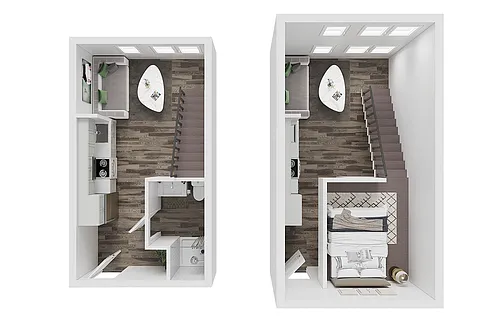 Floor plan Overlook Loft