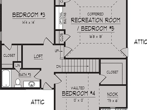 Kennedy Floorplan Second Floor