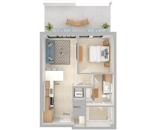 Floor plan A1-621
