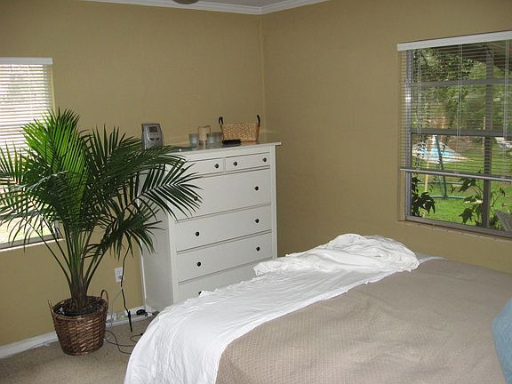 1 of 2 spacious bedrooms both with attached baths