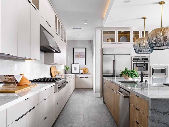 Plan 1 Kitchen Modeled in Plan 2