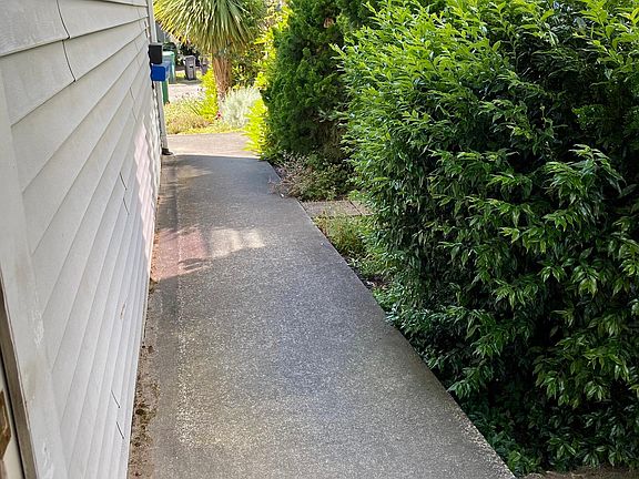 Walkway towards the apartment unit